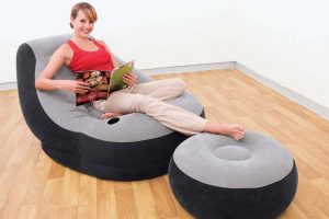 siège intex avec pouf gonflable separé